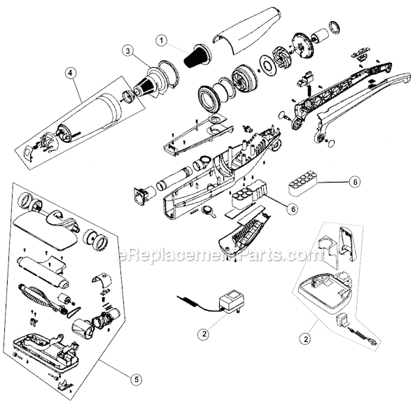Page A Diagram and Parts List for HDS400  Dirt Devil Upright Vacuum